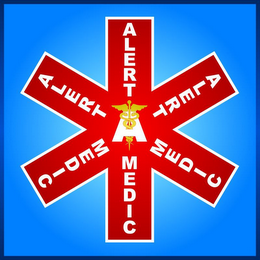 ALERT A MEDIC ALERT A MEDIC ALERT A MEDIC logo
