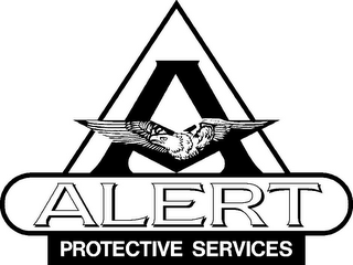 ALERT PROTECTIVE SERVICES A logo