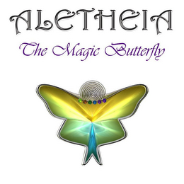 ALETHEIA THE MAGIC BUTTERFLY logo