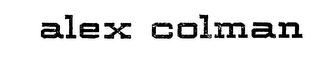 ALEX COLMAN logo