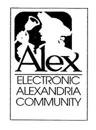 ALEX ELECTRONIC ALEXANDRIA COMMUNITY logo