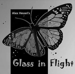ALEX HEVERI'S GLASS IN FLIGHT logo