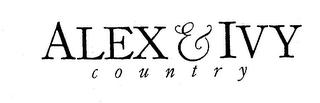 ALEX & IVY COUNTRY logo
