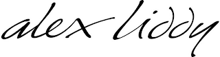ALEX LIDDY logo
