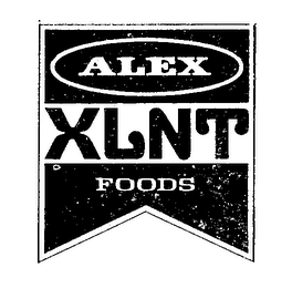 ALEX XLNT FOODS logo