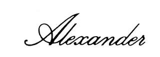 ALEXANDER logo
