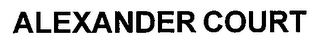 ALEXANDER COURT logo
