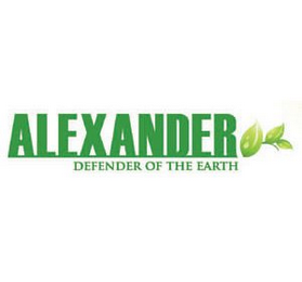 ALEXANDER DEFENDER OF THE EARTH logo