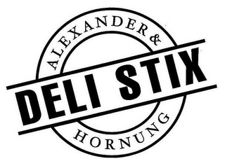ALEXANDER & HORNUNG DELI STIX logo