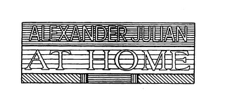 ALEXANDER JULIAN AT HOME logo