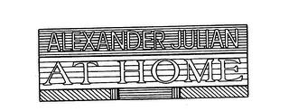 ALEXANDER JULIAN AT HOME logo