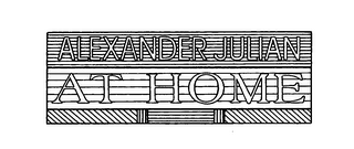 ALEXANDER JULIAN AT HOME logo