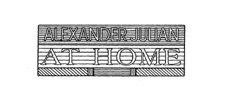 ALEXANDER JULIAN AT HOME logo