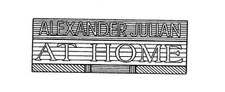 ALEXANDER JULIAN AT HOME logo