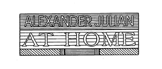 ALEXANDER JULIAN AT HOME logo