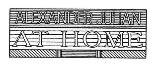 ALEXANDER JULIAN AT HOME logo