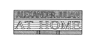 ALEXANDER JULIAN AT HOME logo