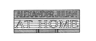 ALEXANDER JULIAN AT HOME logo