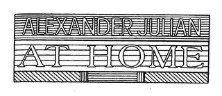 ALEXANDER JULIAN AT HOME logo