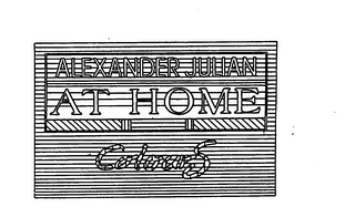 ALEXANDER JULIAN AT HOME COLOURS logo