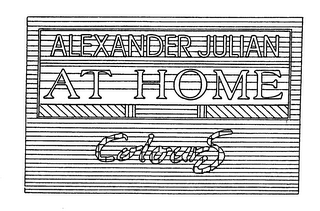 ALEXANDER JULIAN AT HOME COLOURS logo