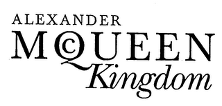 ALEXANDER MCQUEEN KINGDOM logo