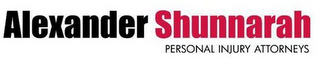 ALEXANDER SHUNNARAH PERSONAL INJURY ATTORNEYS logo