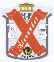 ALEXANDER VODKA logo