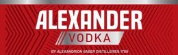 ALEXANDER VODKA BY ALEXANDRION SABER DISTILLERIES 1789 logo
