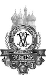 ALEXANDER VORODIN 40%ALC/VOL VODKA 375ML PREMIUM QUALITY logo