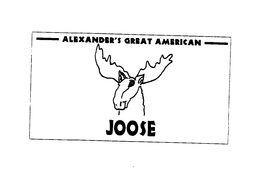 ALEXANDER'S GREAT AMERICAN JOOSE logo