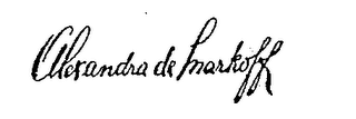 ALEXANDRA DE MARKOFF logo
