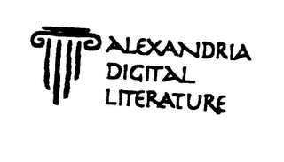 ALEXANDRIA DIGITAL LITERATURE logo