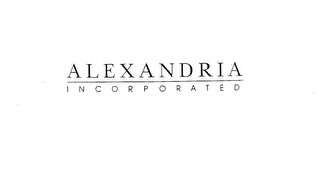 ALEXANDRIA INCORPORATED logo