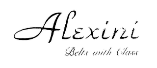 ALEXINI BELTS WITH CLASS logo