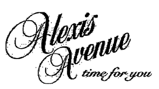 ALEXIS AVENUE TIME FOR YOU logo