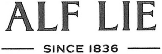 ALF LIE SINCE 1836 logo