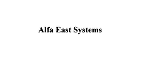 ALFA EAST SYSTEMS logo
