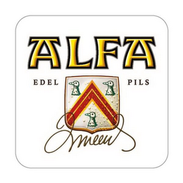 ALFA EDEL PILS MEENS logo