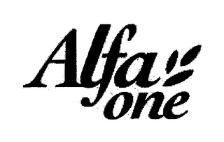 ALFA ONE logo