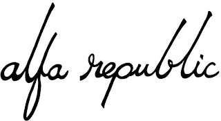 ALFA REPUBLIC logo
