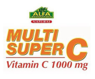 ALFA VITAMINS NATURAL MULTI SUPER C VITAMIN C 1000 MG logo