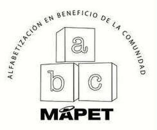 ALFABETIZACION EN BENEFICIO DE LA COMUNIDAD MAPET ABC logo
