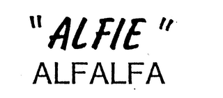 "ALFIE" ALFALFA logo