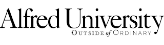 ALFRED UNIVERSITY OUTSIDE OF ORDINARY logo