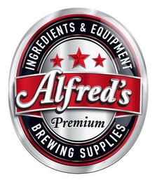 ALFRED'S PREMIUM INGREDIENTS & EQUIPMENT BREWING SUPPLIES logo