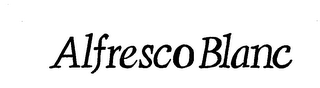 ALFRESCO BLANC logo