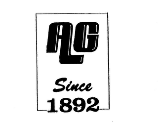 ALG SINCE 1892 logo