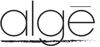 ALGE logo