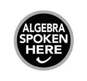 ALGEBRA SPOKEN HERE logo